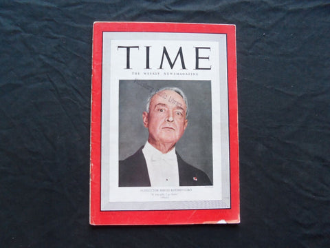 1938 OCTOBER 10 TIME MAGAZINE - SERGEI KOUSSEVITZKY - T 632