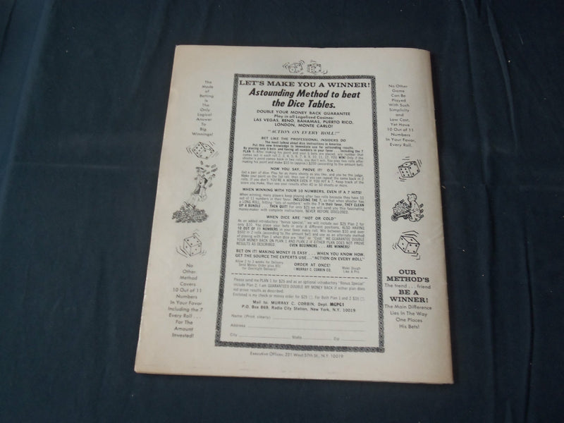 1974 JANUARY THE NATIONAL POLICE GAZETTE MAGAZINE - BIKINI BOMBSHELLS - B 5793