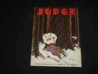 1931 DECEMBER 5 JUDGE MAGAZINE - DREAMING OF SAWING DOWN TREES - ST 5711