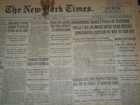 1932 MARCH 14 NEW YORK TIMES -POLICE MAP NEW EFFORTS AT LINDBERGH HOME - NT 7440