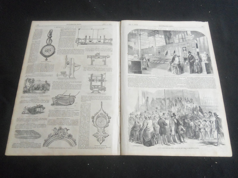 1853 OCTOBER 1 ILLUSTRATED NEWS MAGAZINE - COURT OF BISHOPS, CAMDEN, NJ -B 5531R