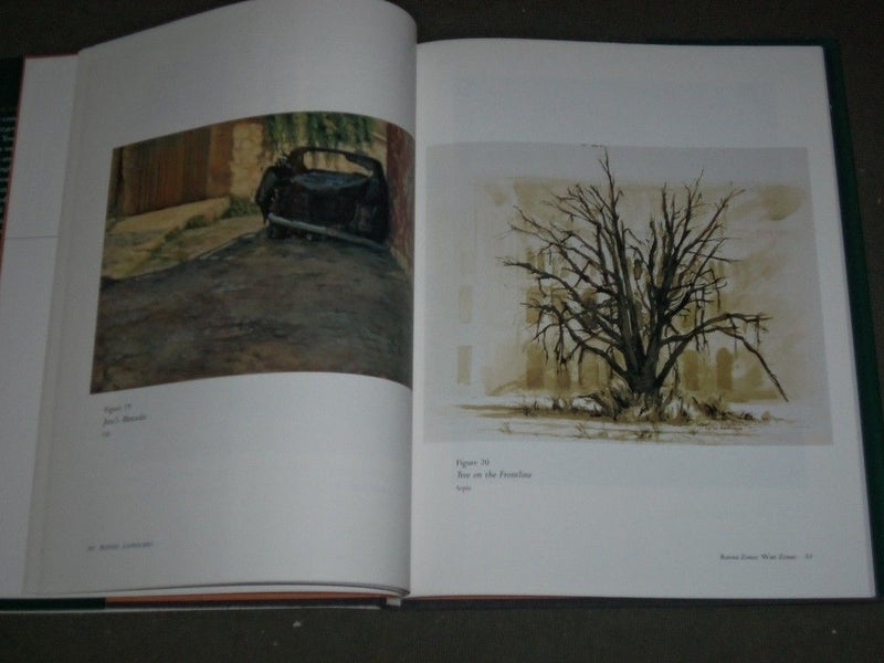 2000 RUINED LANDSCAPES PAINTINGS OF BALKAN WAR ZONE ILLUSTRATED BOOK - KD 1092