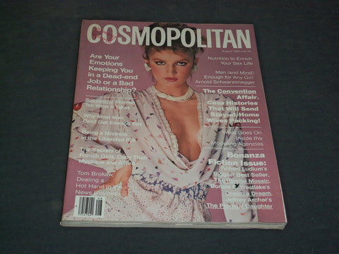 1982 AUGUST COSMOPOLITAN MAGAZINE - ANNE BEZAMAT, PHOTO BY SCAVULLO - SP 3121