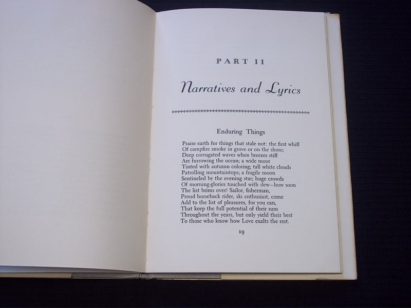1957 SONNETS TO STEVE AND OTHER POEMS HARDCOVER BOOK SIGNED BY SNOW - KD 7556