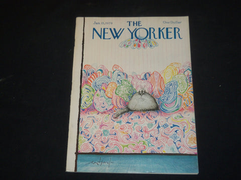1979 JANUARY 15 THE NEW YORKER MAGAZINE - ILLUSTRATED COVER - NY 1244