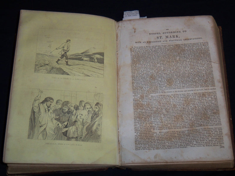1834 THE COMPREHENSIVE COMMENTARY ON THE HOLY BIBLE - WILLIAM JENKS - KD 4436B