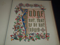 1861 SERMON ON THE MOUNT ILLUMINATED BY W & G AUDSLEY - CHARLES ROLT - Z 252