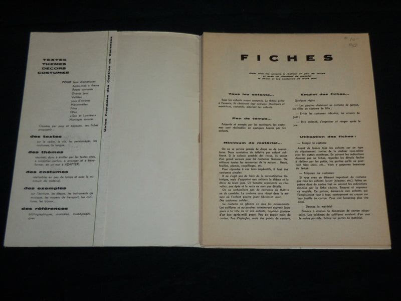 1940'S HISTOIRES DE LA FRANCE DU MOYEN AGE FRENCH PROGRAM - J 6630