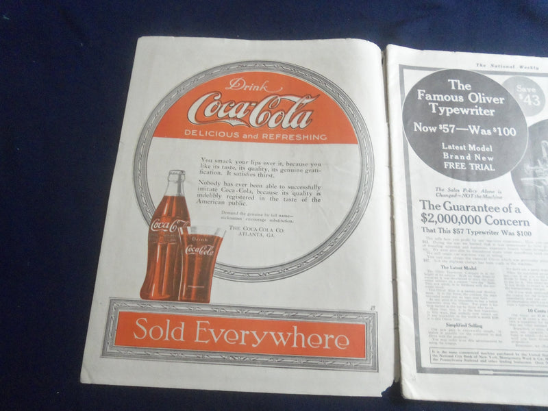 1919 MAY 31 COLLIER'S MAGAZINE -RICHARD W. CHILD UNDER THE PEACE TABLE- SP 6749A