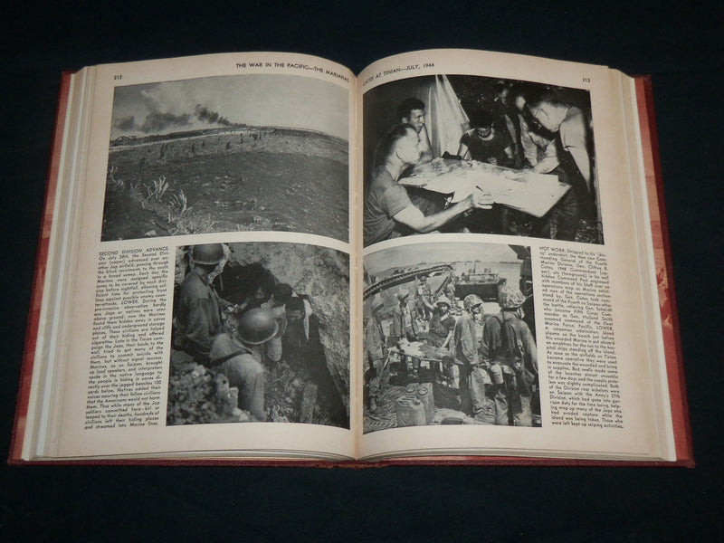 1951 PICTORIAL HISTORY OF WWII VOLUME 1 & 2 - MEMORIAL EDITIONS - KD 6809