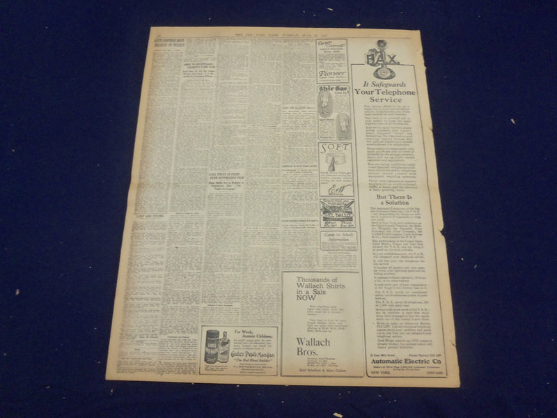 1918 JUNE 25 NEW YORK TIMES - ITALIANS TAKE THOUSANDS OF PRISONERS - NT 9095