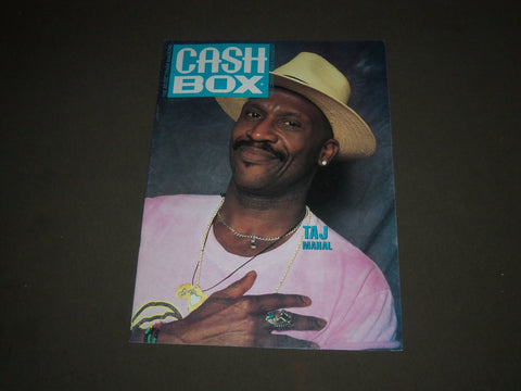 1991 JULY 20 CASHBOX MAGAZINE - TAJ MAHAL COVER - SP 3568