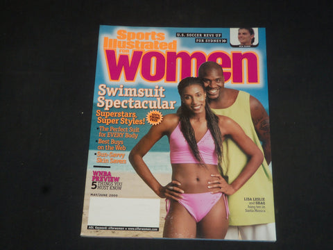 2000 MAY/JUNE SPORTS ILLUSTRATED FOR WOMEN MAGAZINE- LISA LESLIE & SHAQ- SP 7397
