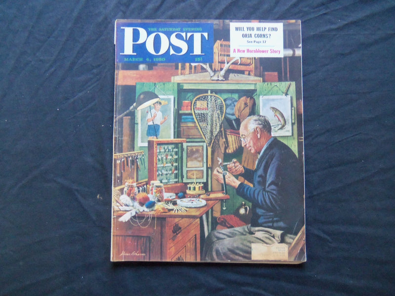 1950 MARCH 4 THE SATURDAY EVENING POST MAGAZINE - ILLUSTRATED COVER - SP 1817