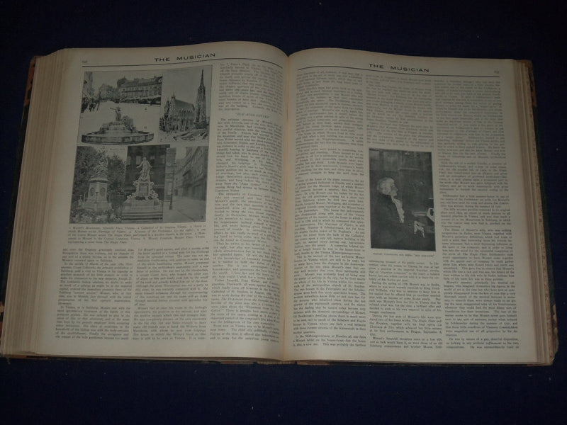 1914 JANUARY-DECEMBER THE MUSICIAN BOUND VOL NO. 19 - GREAT PHOTOS/ADS - KD 1962