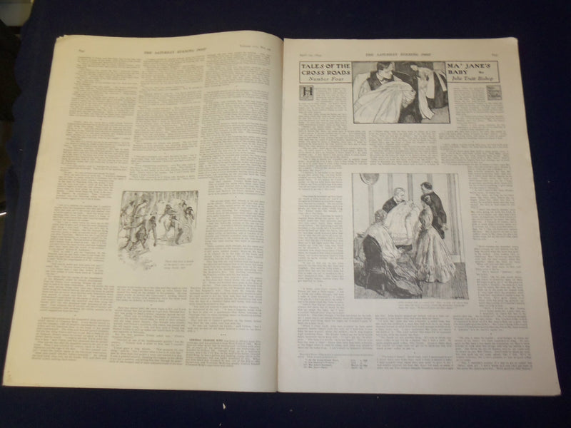 1899 APRIL 29 THE SATURDAY EVENING POST MAGAZINE - NICE ILLUSTRATIONS - B 6703
