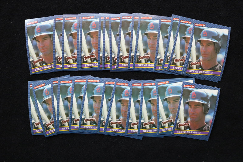 STEVE GARVEY 1986 DONRUSS BASEBALL CARDS - CARD #63 - NM-MT - LOT OF 28 - #32