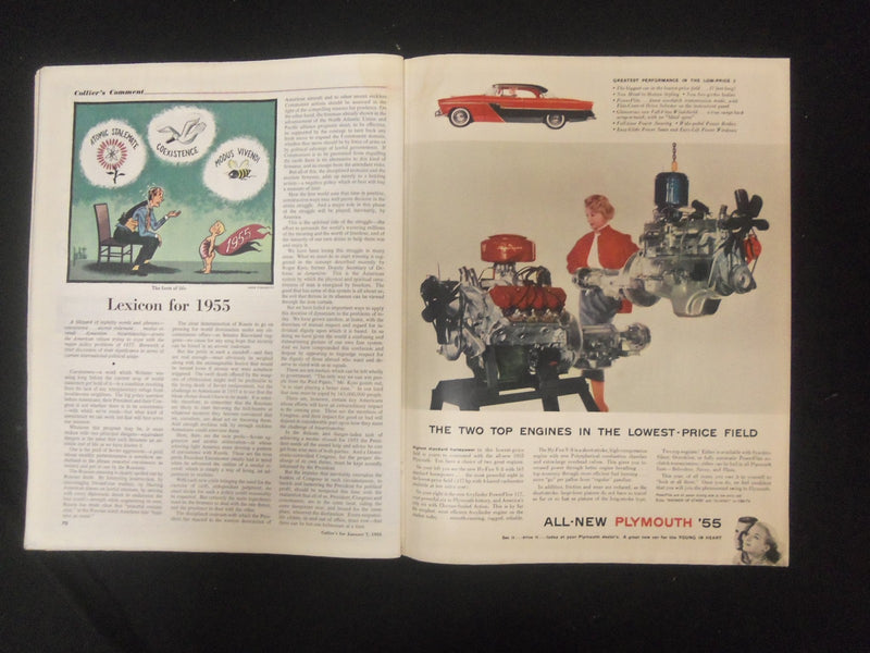 1955 JANUARY 7 COLLIER'S MAGAZINE- PRINCE CHARLES (AS A BOY) COVER - ST 4524