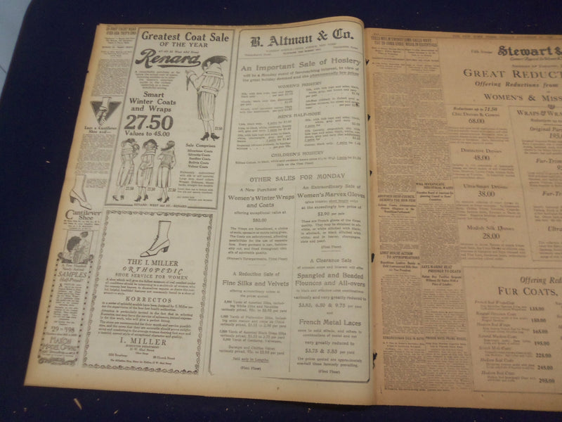 1920 NOVEMBER 21 NEW YORK TIMES - WILSON WILL GET NOBEL PEACE PRIZE - NT 8465