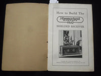 1926 HOW TO BUILD THE HAMMARLUND ROBERTS HI-Q RECEIVER SOFTCOVER MANUAL - J 9835