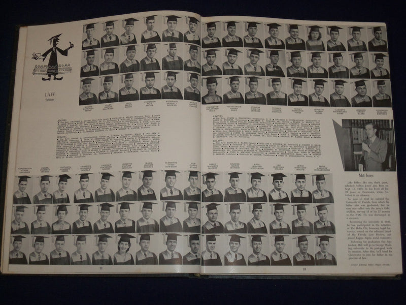 1949 SEMINOLE UNIVERSITY OF FLORIDA YEARBOOK - GAINESVILLE - PHOTOS - YB 422