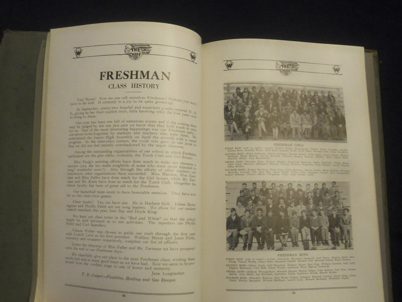 1927 WAUSEON HIGH SCHOOL YEARBOOK - WAUSEON, OHIO - YB 2767