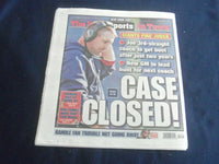 2022 JANUARY 12 EW YORK POST NEWSPAPER - N.Y. GIANTS FIRE COACH JOE JUDGE