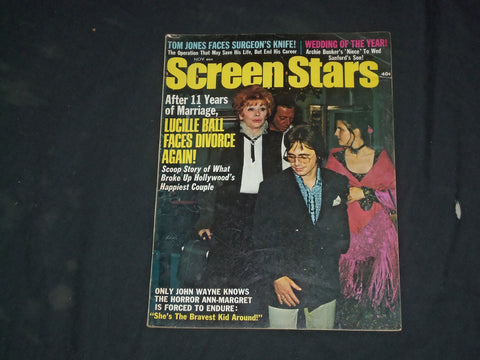 1972 NOVEMBER SCREEN STARS MAGAZINE - LUCILLE BALL FACES DIVORCE AGAIN - CW 370