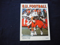 1985 SEPTEMBER 21 FOOTBALL PROGRAM - SYRACUSE UNIV VS KENT STATE UNIV - SP 3624Q