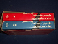 1971 CONDENADOS A VIVIR BOXED SET OF 2 VOLUME 1 & 2 BY JOSE GIRONELLA - KD 2575