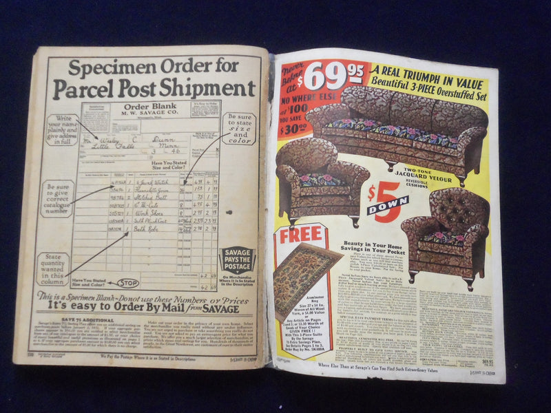 1930-31 FALL & WINTER M.W. SAVAGE COMPANY CATALOG - MINNEAPOLIS, MN - R 97W