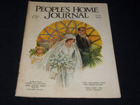 1929 JUNE PEOPLE'S HOME JOURNAL MAGAZINE NICE FRONT COVER & FASHION - E 3758