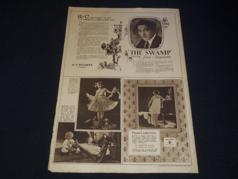 1922 JAN 1 THE MINNEAPOLIS JOURNAL MOTION-PLAY MAGAZINE - RUTH ROLAND - NP 2150G