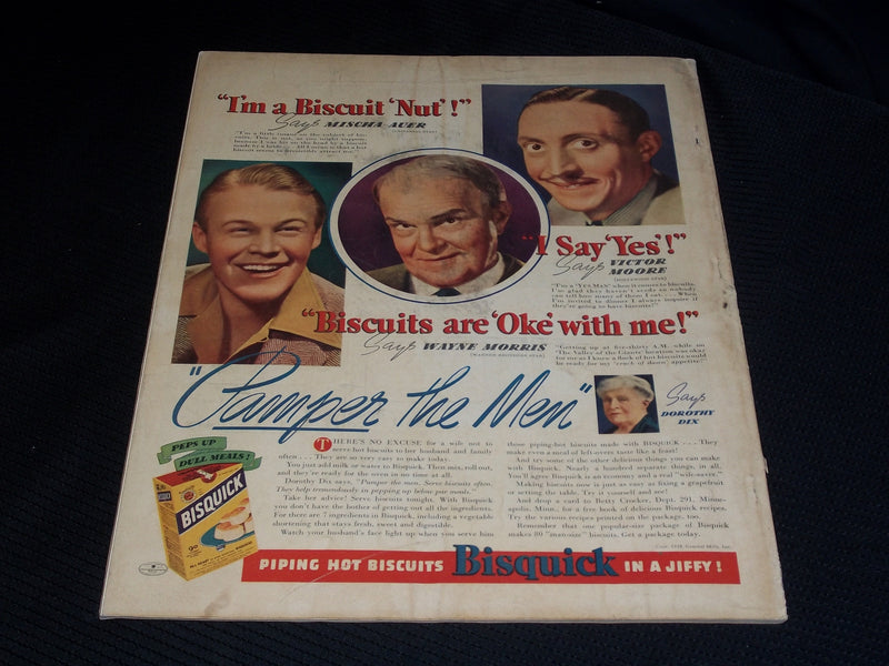1939 JANUARY MCCALL'S MAGAZINE NICE COVER & FULL PAGE ADS - E 1294