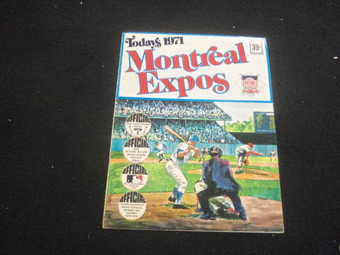 1971 TODAYS MONTREAL EXPOS MAGAZINE - B 6348B