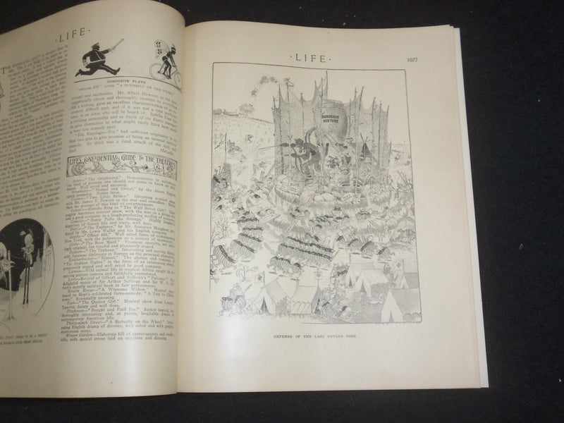 1912 MAY 23 LIFE MAGAZINE - COMMON OR GARDEN NUMBER - HIS DREAMS - ST 6478