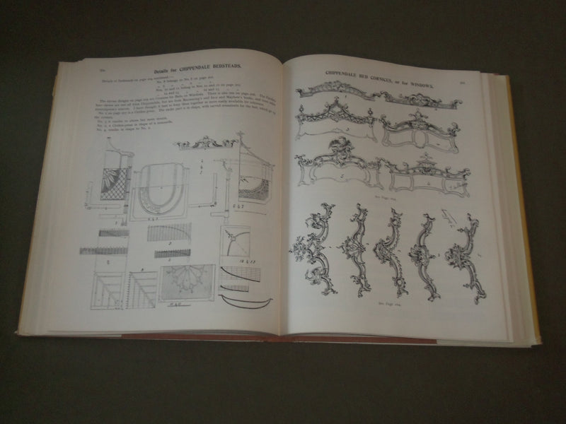 1950 ENGLISH FURNITURE DECORATION WOODWORK AND ALLIED ARTS BOOK - I 1408