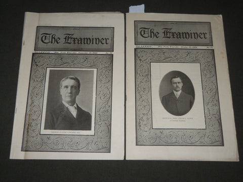 1904 THE EXAMINER MAGAZINE LOT OF 2 ISSUES - JOHN LINCOLN - LORIMER - J 2757
