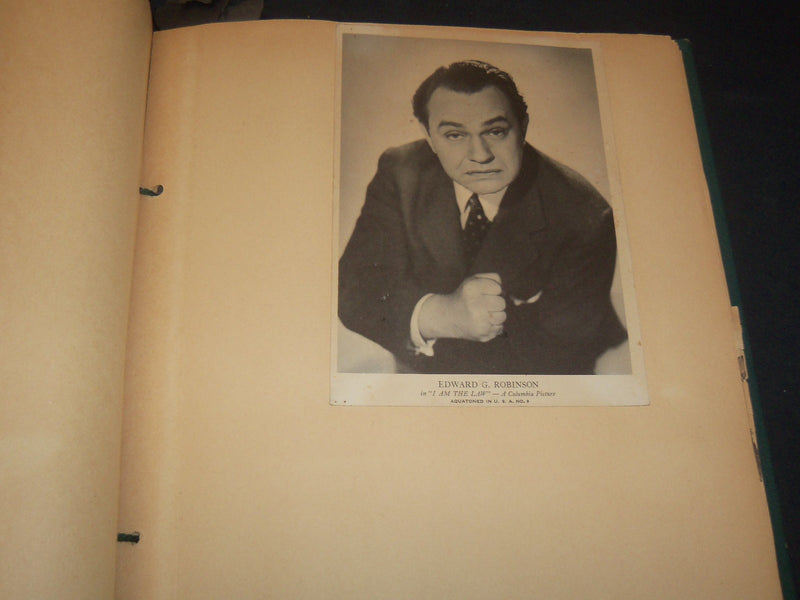 HOLLYWOOD MOVIE STAR SCRAPBOOK - TRACY - LOMBARD - GREAT PHOTOS - 7A