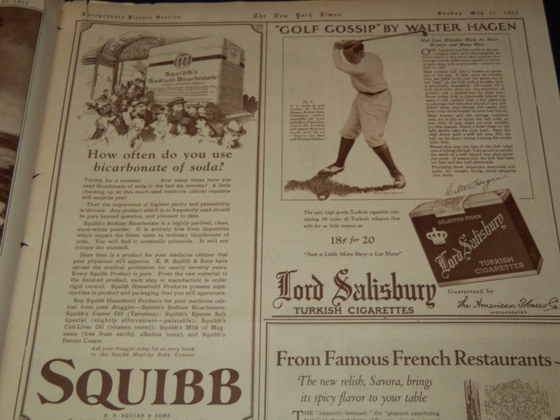 1925 MAY 17 NEW YORK TIMES PICTURE SECTION - M. E. NORMAN - PHOTOS - NT 9493
