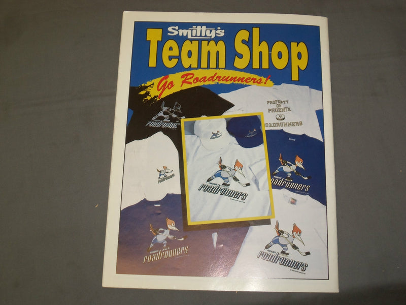 1991-1992 PHOENIX ROADRUNNERS HOCKEY PROGRAM - J 4100