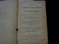1856 A PRACTICAL SYSTEM OF BOOK-KEEPING BOOK BY LEVI FULTON & EASTMAN - KD 7812