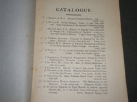 1883 CATALOGUE OF BOOKS LOT OF 5 DIFFERENT - AMERICAN, GERMAN, & U. K - WR 125I
