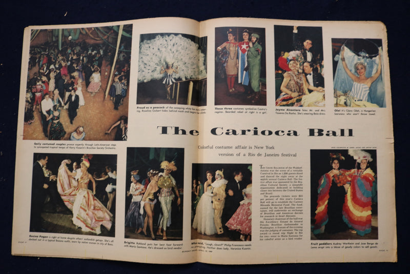 1959 APRIL 12 SUNDAY NEWS COLOROTO MAGAZINE - LOUIS JOURDAN - BASEBALL - E 23185