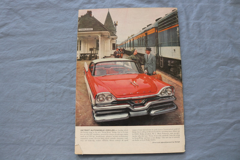 1957 MAY 20 SPORTS ILLUSTRATED MAGAZINE - GUSSIE BUSCH COVER - ST 5505I