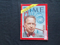 1955 JUNE 27 TIME MAGAZINE - U.N.'S DAG HAMMARSKHOLD - T 1491