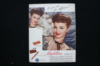 1946-1947 DECEMBER-JANUARY SCREEN ALBUM MAGAZINE - BETTY GRABLE COVER - E 24495