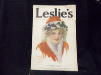 1913 DECEMBER 4 LESLIE'S WEEKLY MAGAZINE - DECEMBER MORN - ST 1256