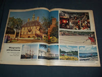 1962 & 1965 NY SUNDAY NEWS COLOROTO MAGAZINE - FAMILY HOLIDAY- LOT OF 2 -NP 3460