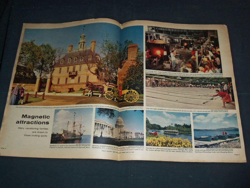 1962 & 1965 NY SUNDAY NEWS COLOROTO MAGAZINE - FAMILY HOLIDAY- LOT OF 2 -NP 3460